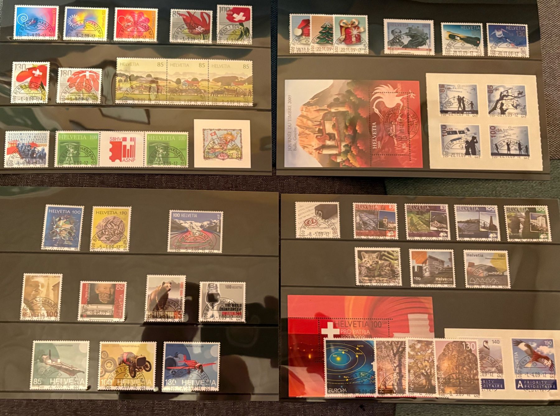 Tutti i francobolli: Série annuelle Poste Suisse / Set 2009 – Nuovo e nell'imballaggio originale da Leytron venduto da Louki63