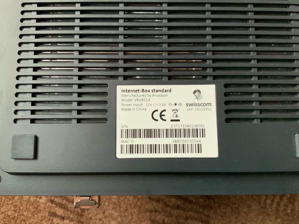 Swisscom Router Internet Box Standart Glasfaser | Kaufen auf Ricardo