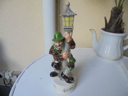 Alte Figurenflasche mit Musikspielwerk ,ca 1960