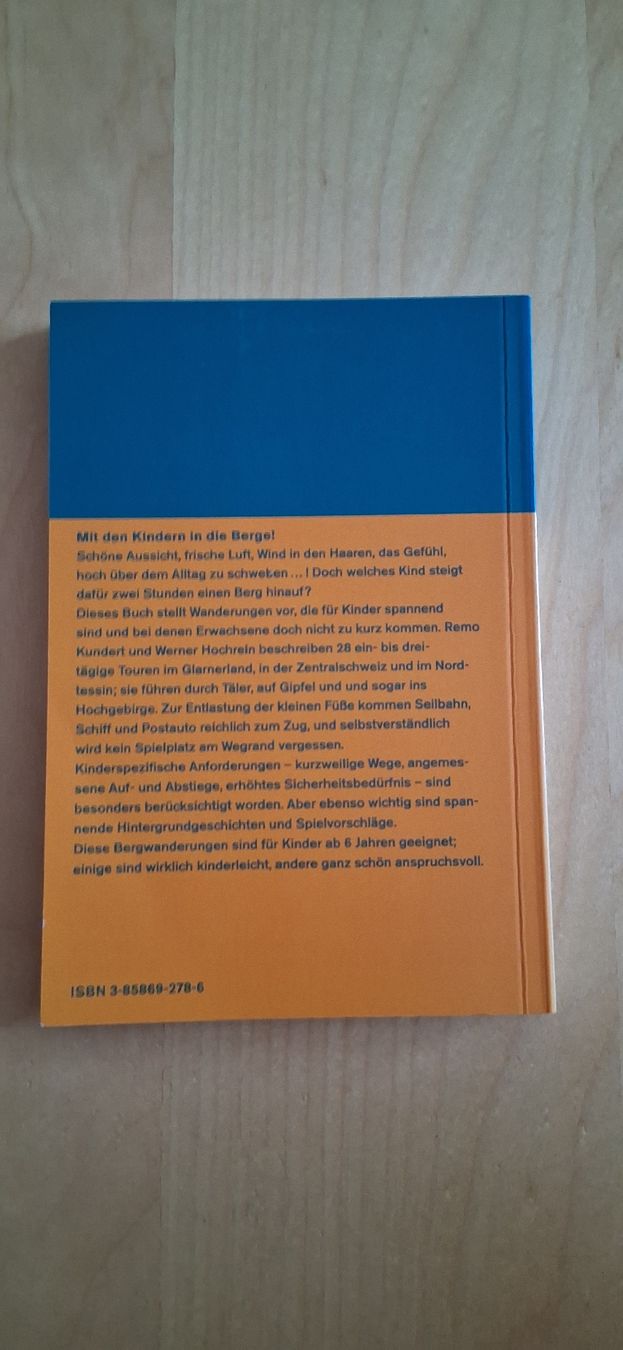 Libri: Bergfloh "Bergwandern mit Kindern" – Usato da Zürich venduto da Pryter 1