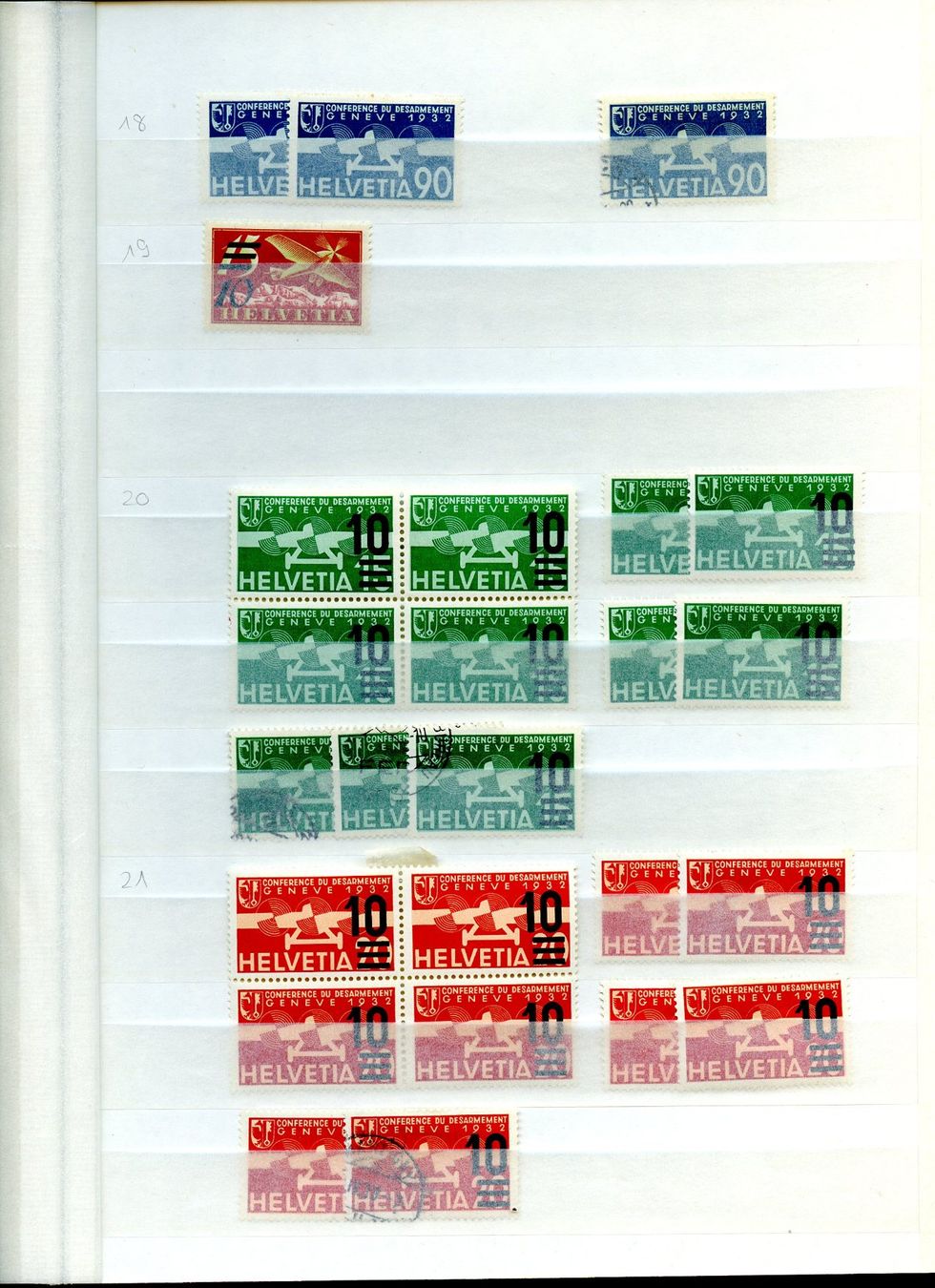 Alle Briefmarken: 1 grosse Sammlung Flugpost / postfrisch/Falz/gestempelt – Gebraucht aus Steffisburg von Charlamov 4