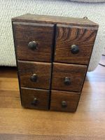 Antiker Miniatur Apothekenschrank Gewürzschrank