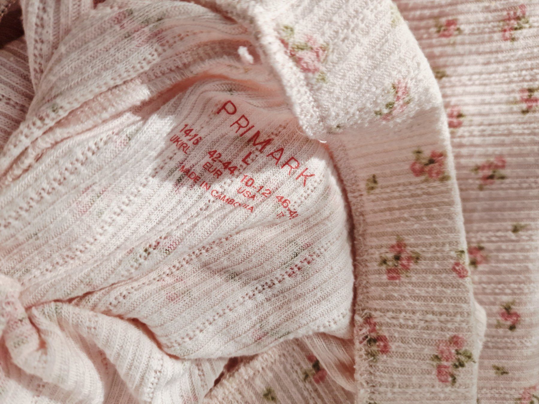 Primark Negligees & Pyjamas: Damen Pyjamahose PRIMARK Gr. L Rosa geblümt – Gebraucht aus Hallau von CHACLA 4