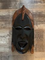 Afrikanische Holzmaske Vintage Deko