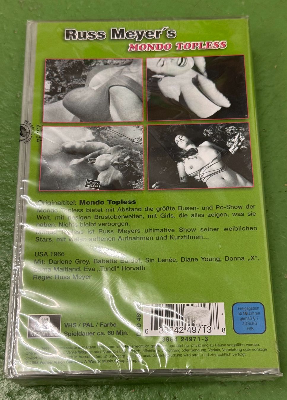 Tutti i VHS: Russ Meyer: Mondo Topless (VHS) – Nuovo e nell'imballaggio originale da Basel venduto da Ostschweiz06 2