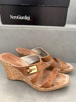 Mules cuir/liege Nero Giardini  39