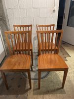 4 x Schweizer Vintage Beizenstühle / Sprossenstühle