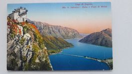 Lago di Lugano Mte. S. Salvatore Kulm e Ponte die Melide