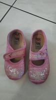 Hausschuh, Finken Gr. 25 Elefanten pink mit Glitzer