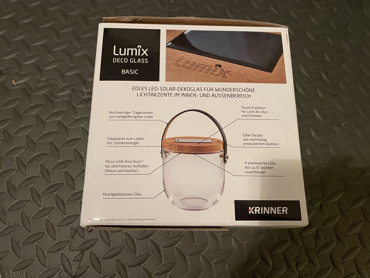 Pfister Lampen: Deko Glas LED/Solar, NEU, NP 35.90 – Neu (gemäss Beschreibung) aus aarau von A.Naef 1