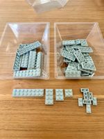 Lego grau 55 verschiedene flache Steine