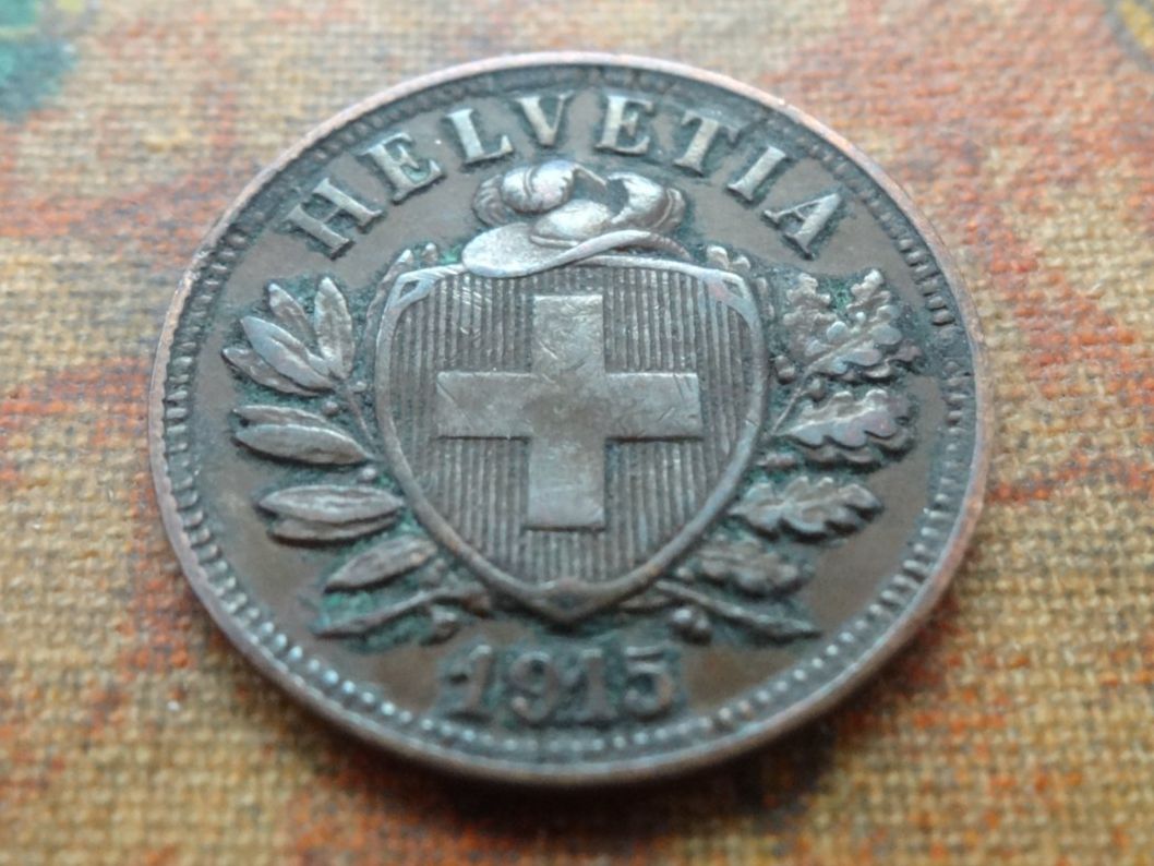 Alle Münzen: 2 Rp. 1915   (A) – Gebraucht aus Romanel-sur-Lausanne von Swift13
