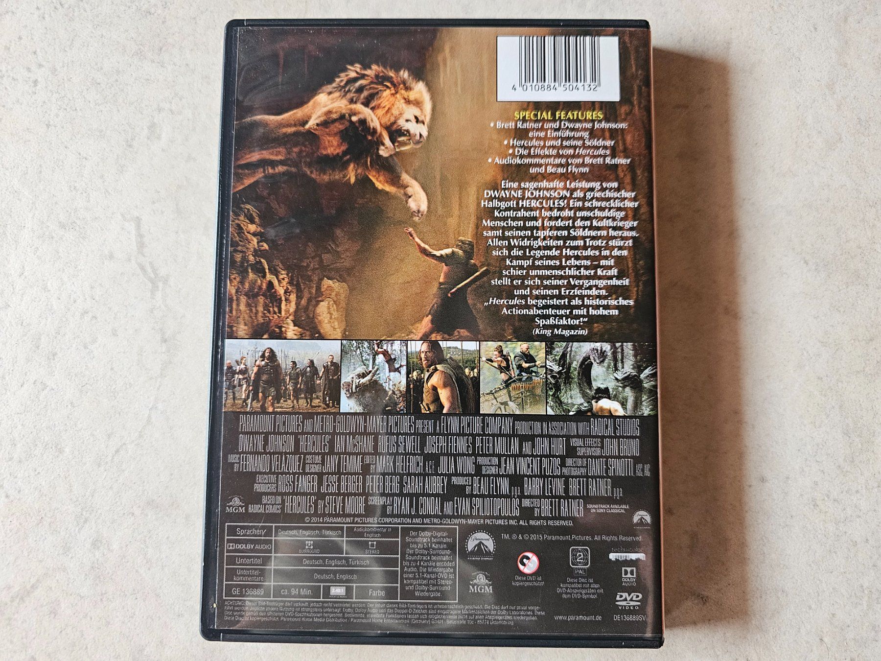 Tutti i DVDs: Hercules     (Dwayne Johnson) – Usato da Schneisingen venduto da backstore24 1