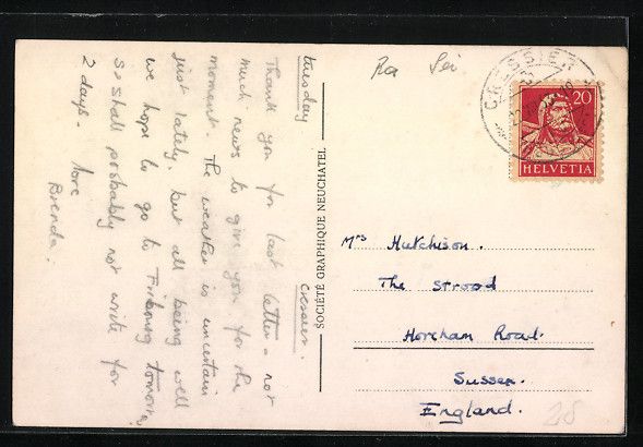 Cartoline postali: Cressier, Ortspartie mit Durchgang und E – Usato da Berlin venduto da bartko-reher 1