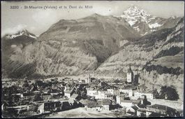 ST-MAURICE et la Dent du Midi