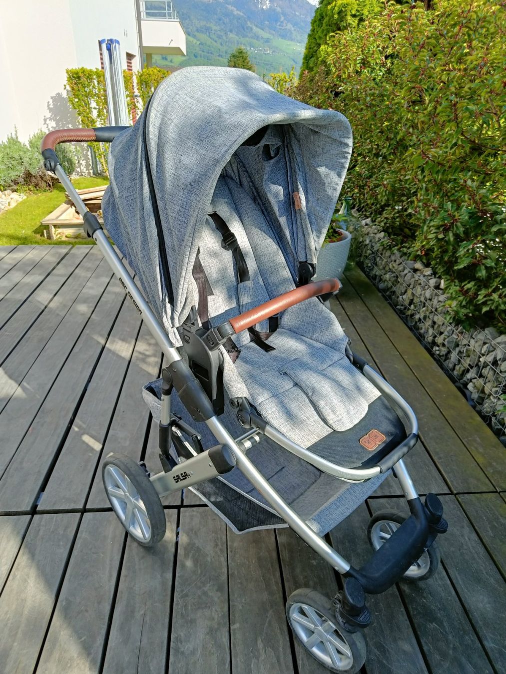 ABC Design Kinderwagen: ABC Design Salsa 4 Kombi-Kinderwagen, Graphite Grey – Gebraucht aus Kaltbrunn von MaijaP 6