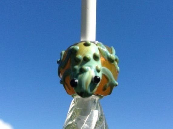 Ciondoli: CHARM BEAD FROSCH PANDORA-KOMPATIBEL – Usato da Subingen venduto da Etageren 1