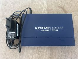 Netgear ProSafe GS108 Gigabit Switch 8-Port gebraucht