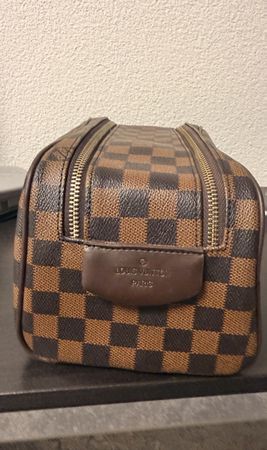 Louis Vuitton Kosmetiktasche Damier Canvas Brauntöne