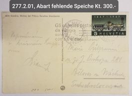 B109) 277.2.01, Abart fehlende Speiche auf Karte