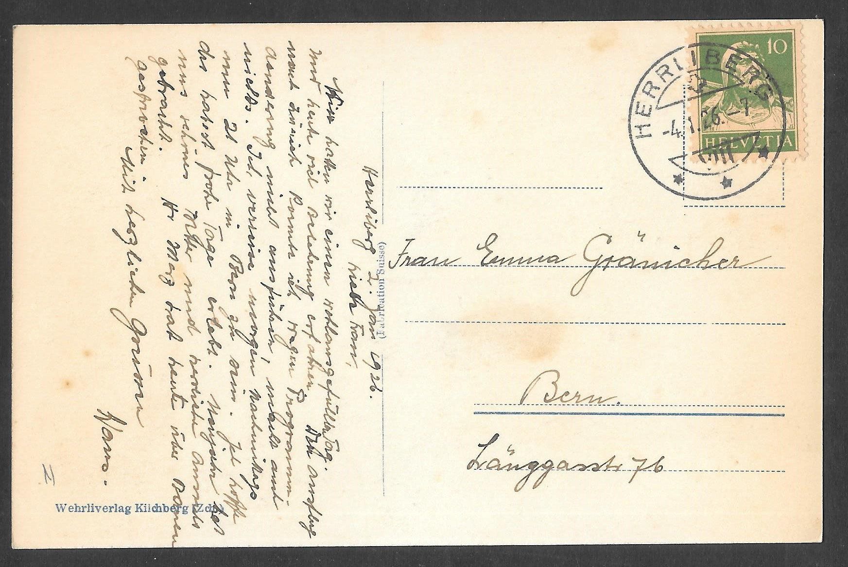 Cartes postales: Herrliberg Teilansicht – D'occasion à Olten par clotaldi 1
