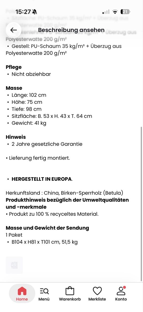La Redoute Sessel: Sessel aus Boucle – Gebraucht aus Stetten AG von Nini_carina 7