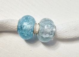 Neu! 2x Lochperlen Charm zum Basteln
