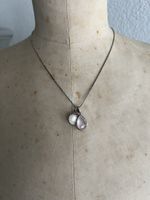 Halskette Silber mit 2 Anhänger