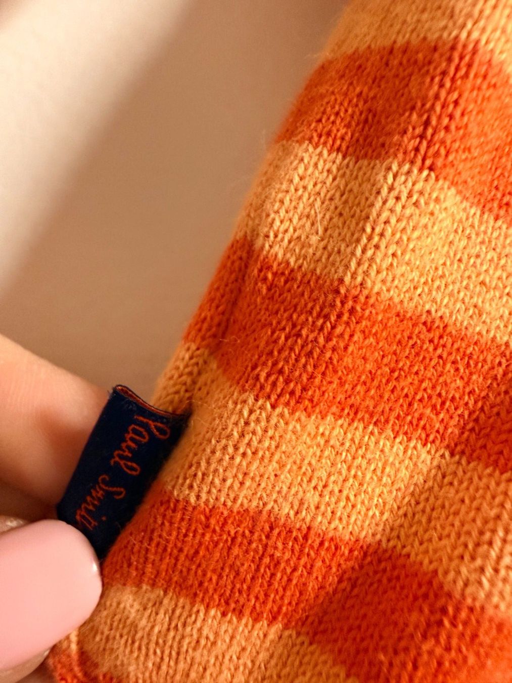 Maglioni & Felpe: Paul Smith Junior Gilet Rayé Orange 18M – Usato da Attalens venduto da LabelsPrives 2