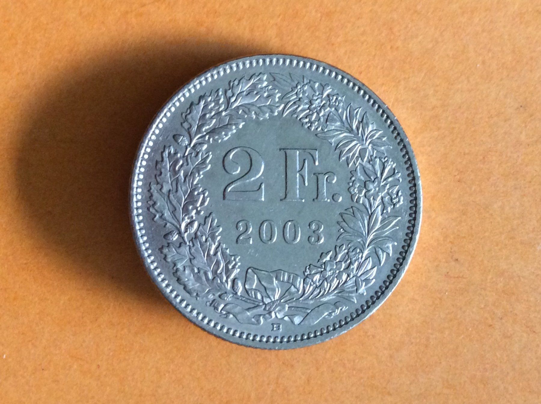 Alle Münzen: 2 francs  2003  Belle – Gebraucht aus Genève von pie_fh2d