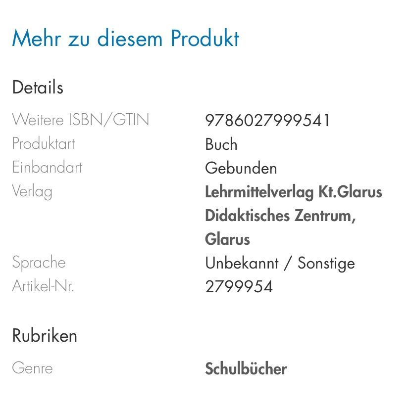 Libri: Glarner Heimatbuch 1992 – Usato da Gerlikon venduto da mutzli1 1