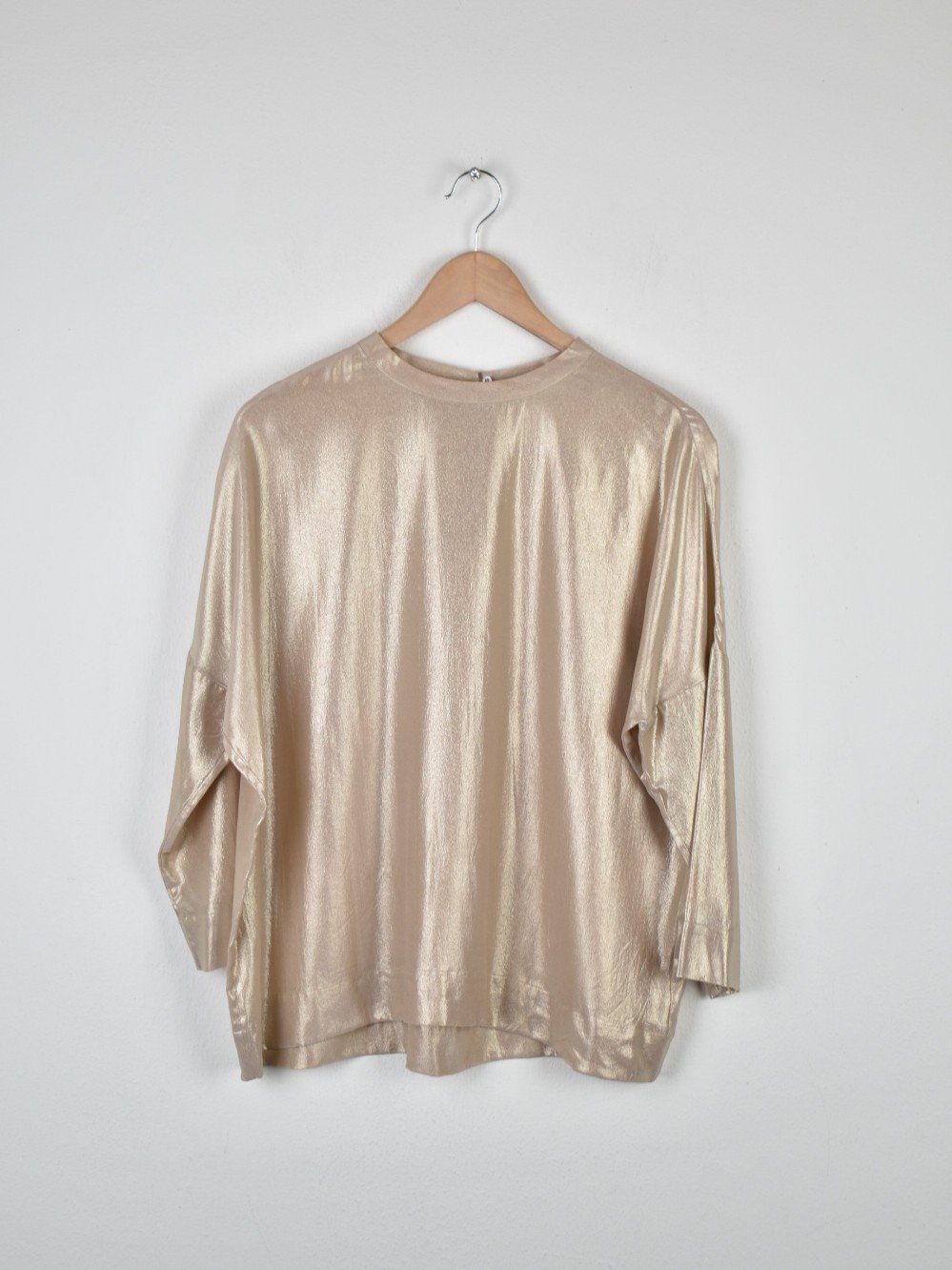 Camicette: Nice Connection Bluse, gold, 100% Seide, Gr.40 – Nuovo (secondo la descrizione) da Nürensdorf venduto da 2ND_STORY