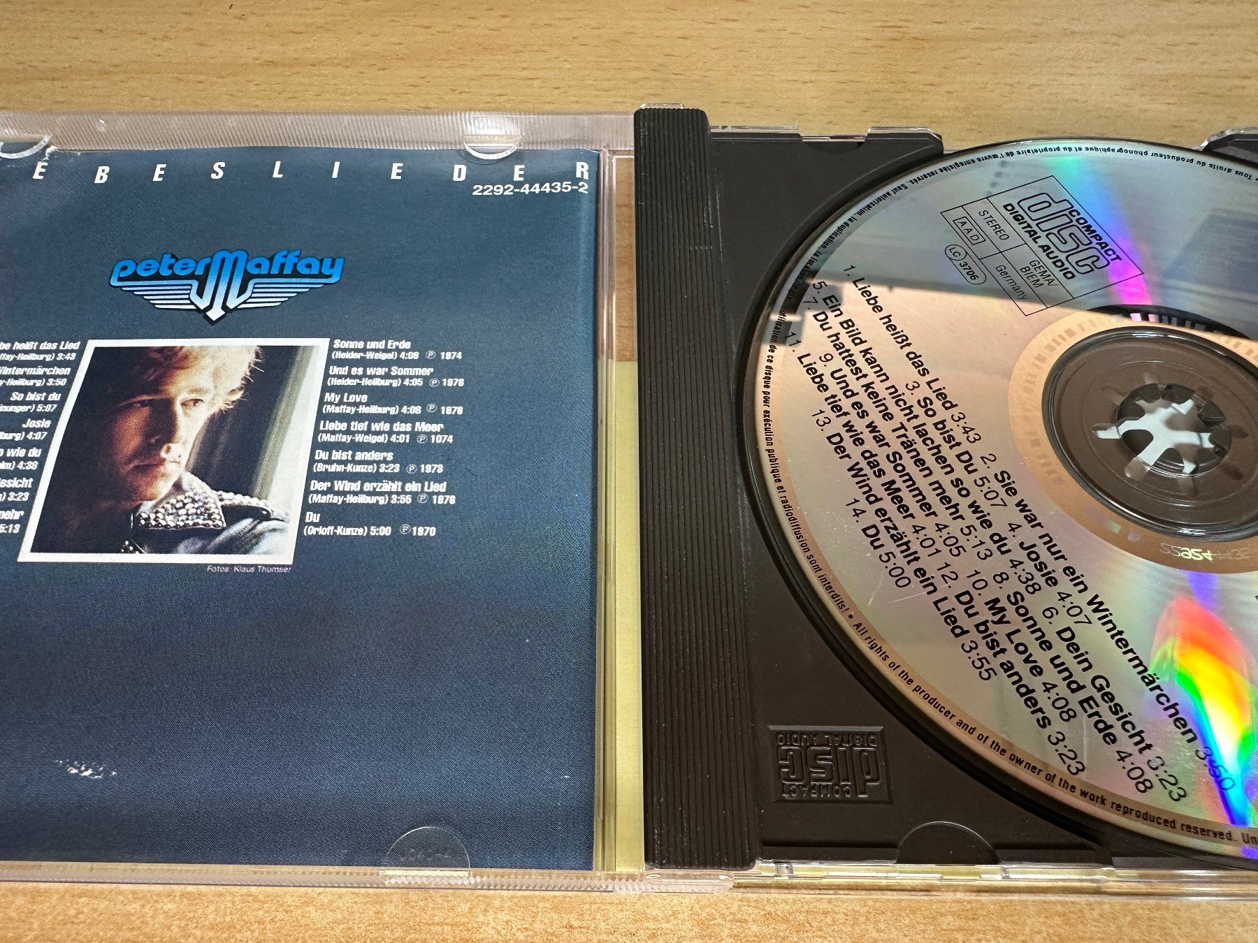 CDs: W1 Peter Maffay – Liebeslieder – Gebraucht aus Rikon im Tösstal von Alpenmutz 2