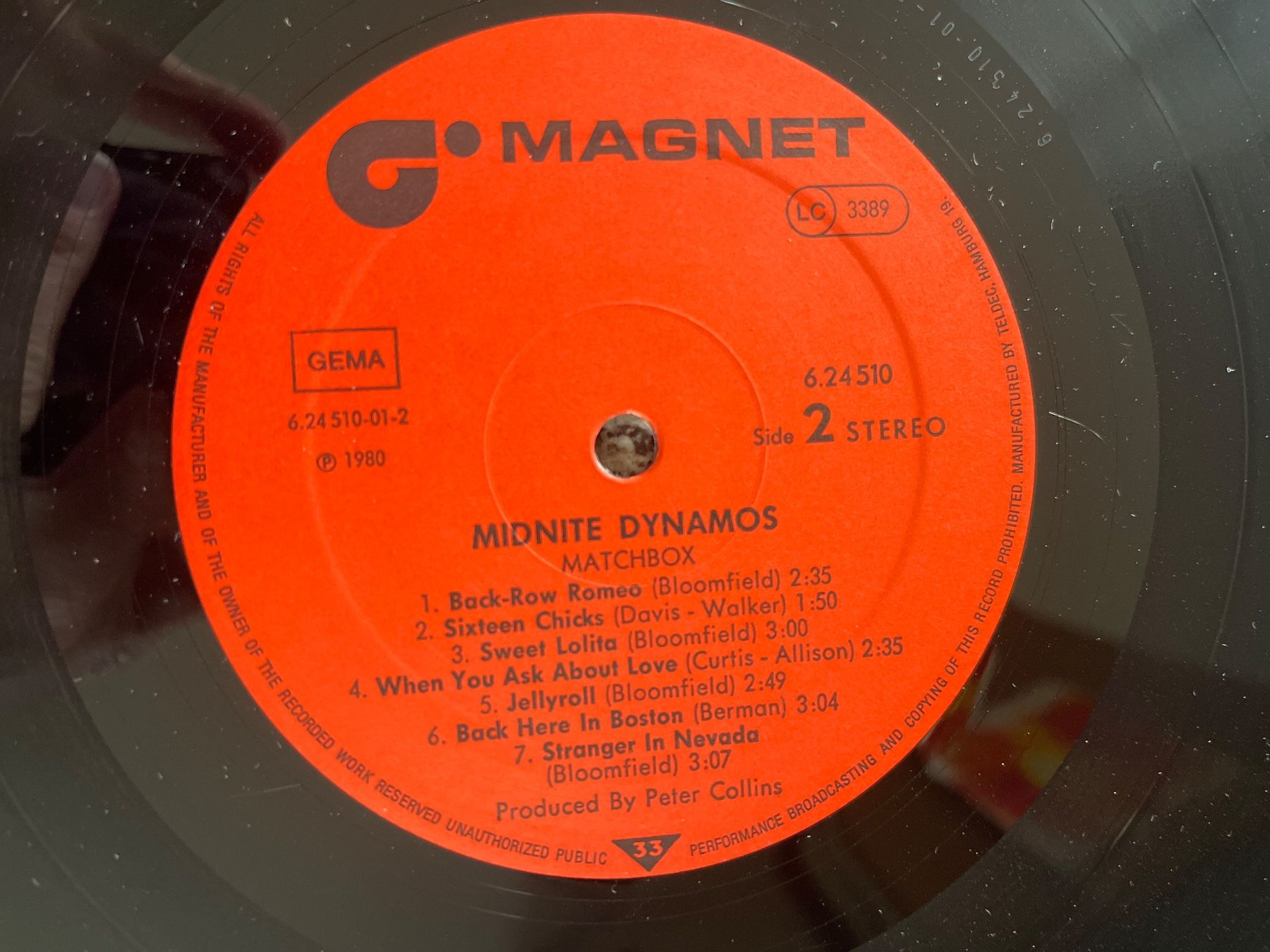 Schallplatten: A155/Matchbox Midnite Dynamoss – Gebraucht aus Frutigen von Philippe_jsp 2