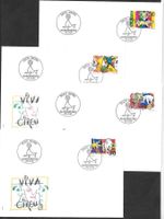 4 FDC 832-835 Serie Einzelmarken ET 25.8.1992