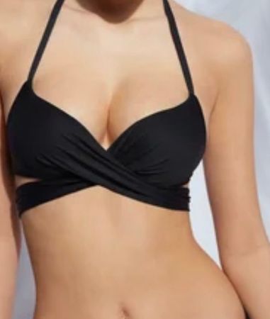 Schwarzes Bikini Top
