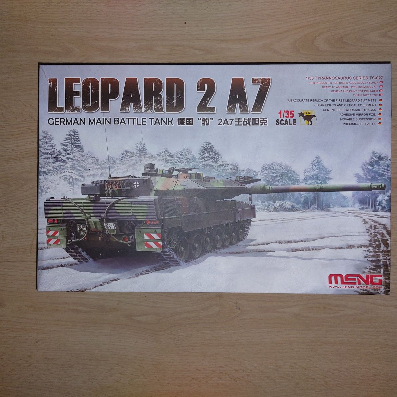 Kit di modellismo & Modellini statici: Leopard 2a7 Meng 1:35 – Nuovo e nell'imballaggio originale da SEUZACH venduto da Sibylle223