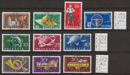 1949-55 : 3 Serien mit Ersttag Vollstempel Bern/Berne