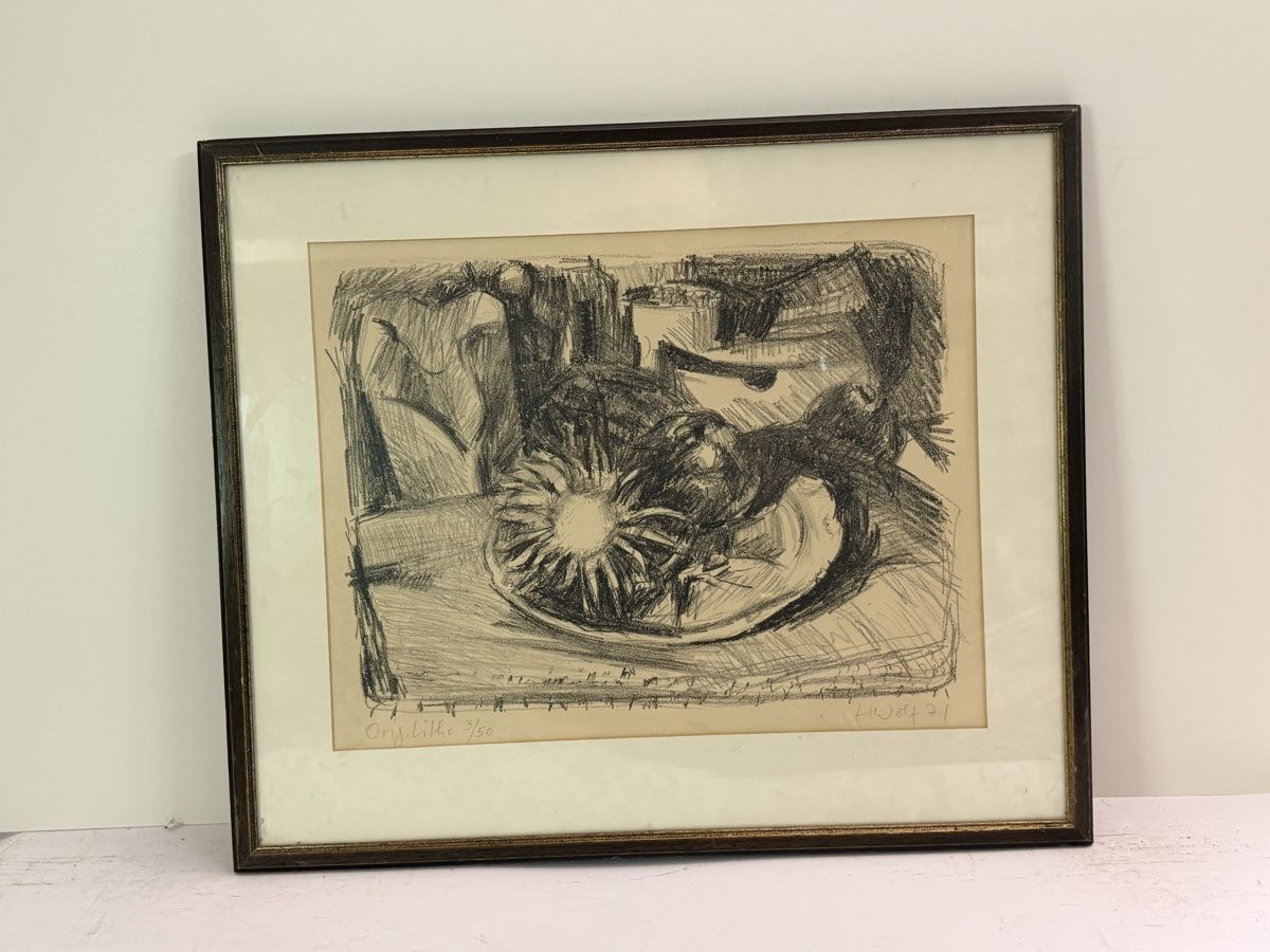 Grafica & Litografie: Hans Wolf - Orig. Lithographie – Usato da Solothurn venduto da NUVICO 5