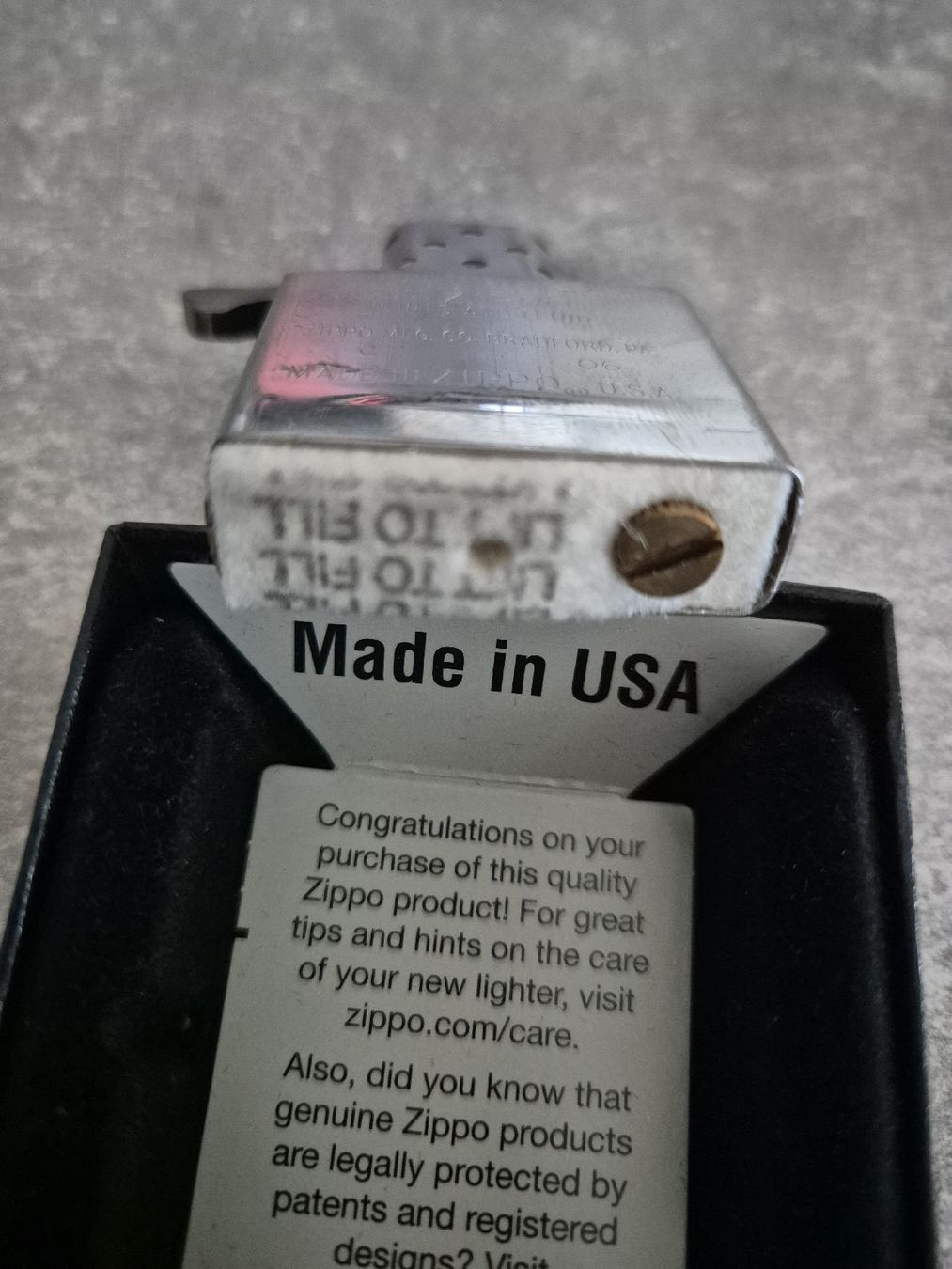 Zippo Accendini: Zippo Chrom Gold blank neu – Nuovo e nell'imballaggio originale da Auswil venduto da boumi85 3