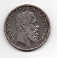 (1388) Württemberg, 5 Mark, 1876, -vz
