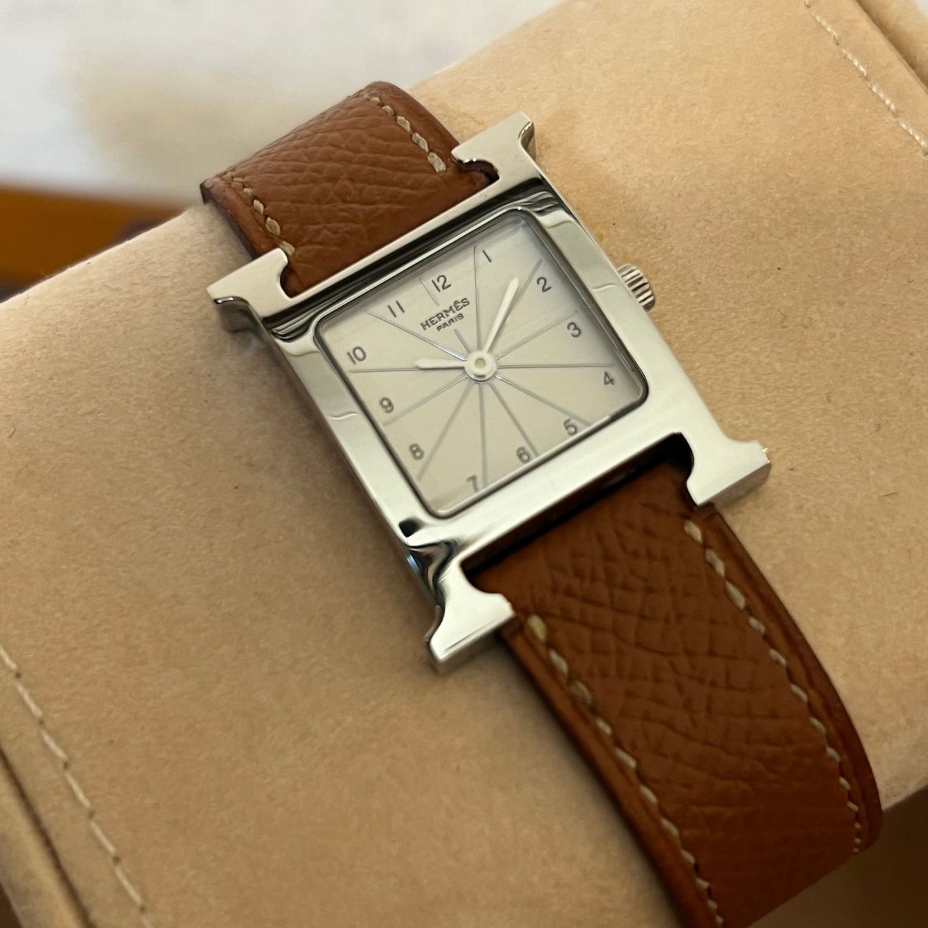 Hermès Orologi: Hermes H Watch Lady Full Set HH1.210 – Usato da Carouge GE venduto da Watchaser 7