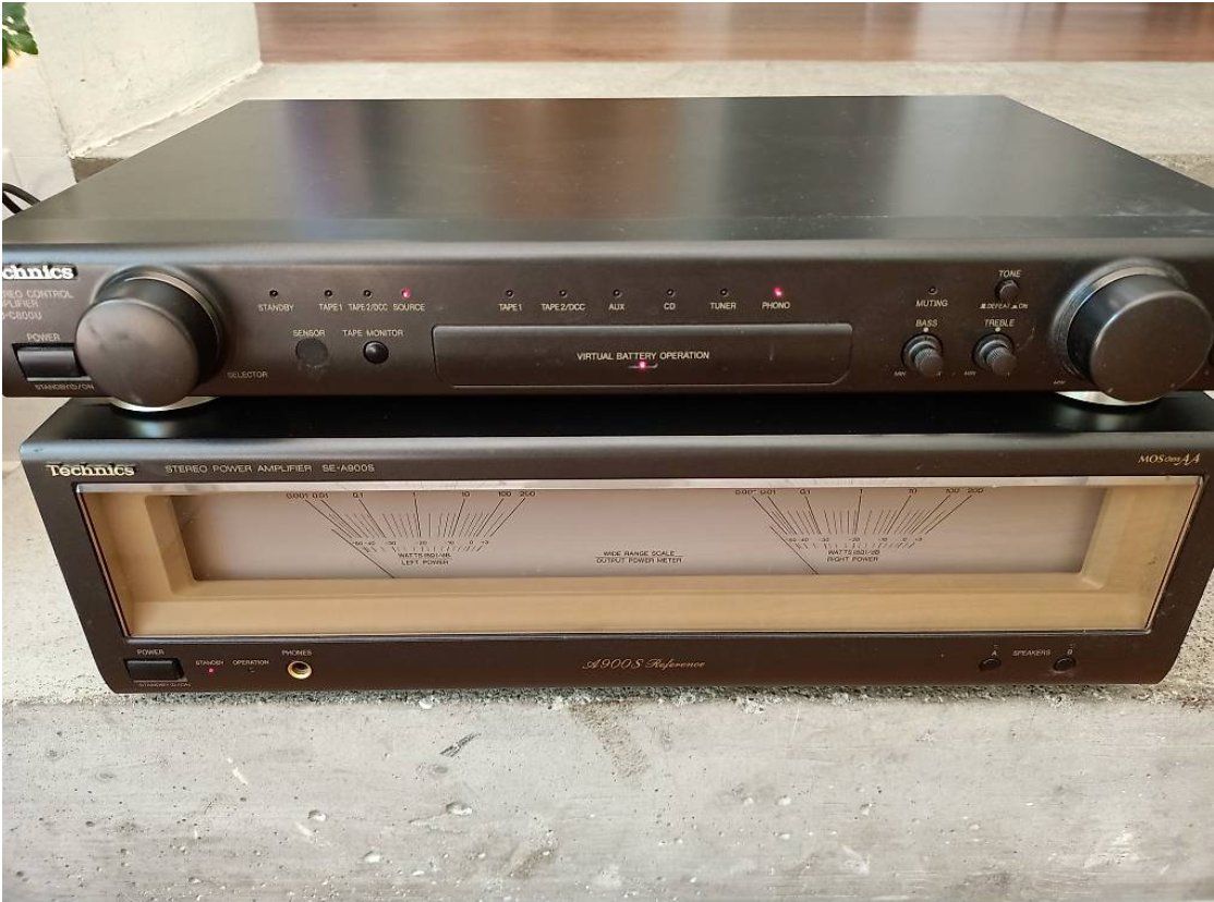 Technics Verstärker: technics SE-A900s + su-C800u amplificateur + preamp – Gebraucht aus Chêne-Bourg von sonotor