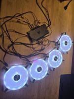4xiCUE QL120 RGB Weiss inkl. Controller PRO
