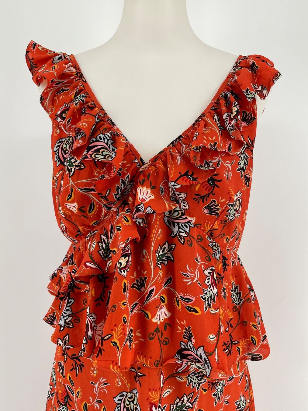 Vestiti: Blumenkleid mit Volant Gr. M/L – Usato da Auenstein venduto da moin. 1