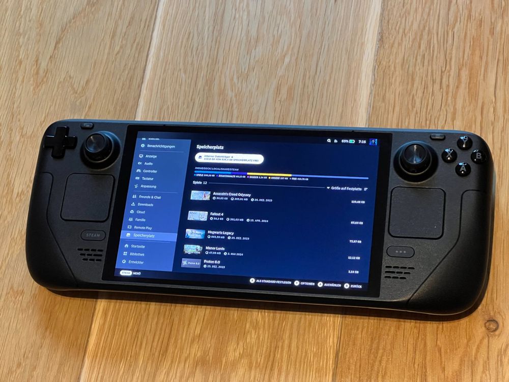 Handheld Valve Steam Deck OLED - 1 TB (Gebraucht) in Speicher für CHF ...