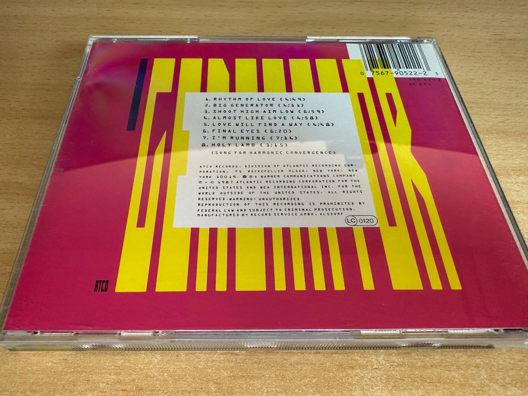 CD: Yes – Big Generator – Usato da Rikon im Tösstal venduto da Alpenmutz 1