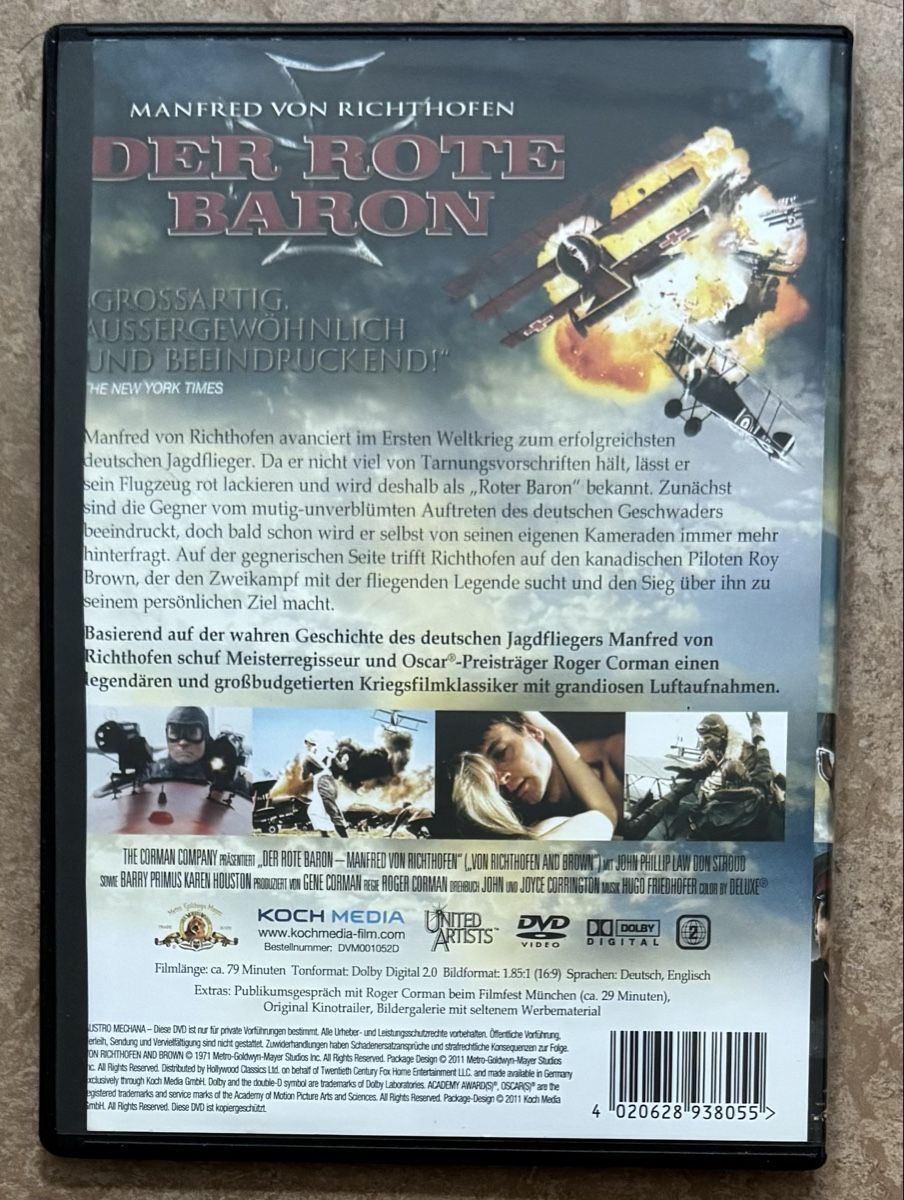 Alle DVDs: DER ROTE BARON – Neu (gemäss Beschreibung) aus Dietikon von AndreaSch01 1