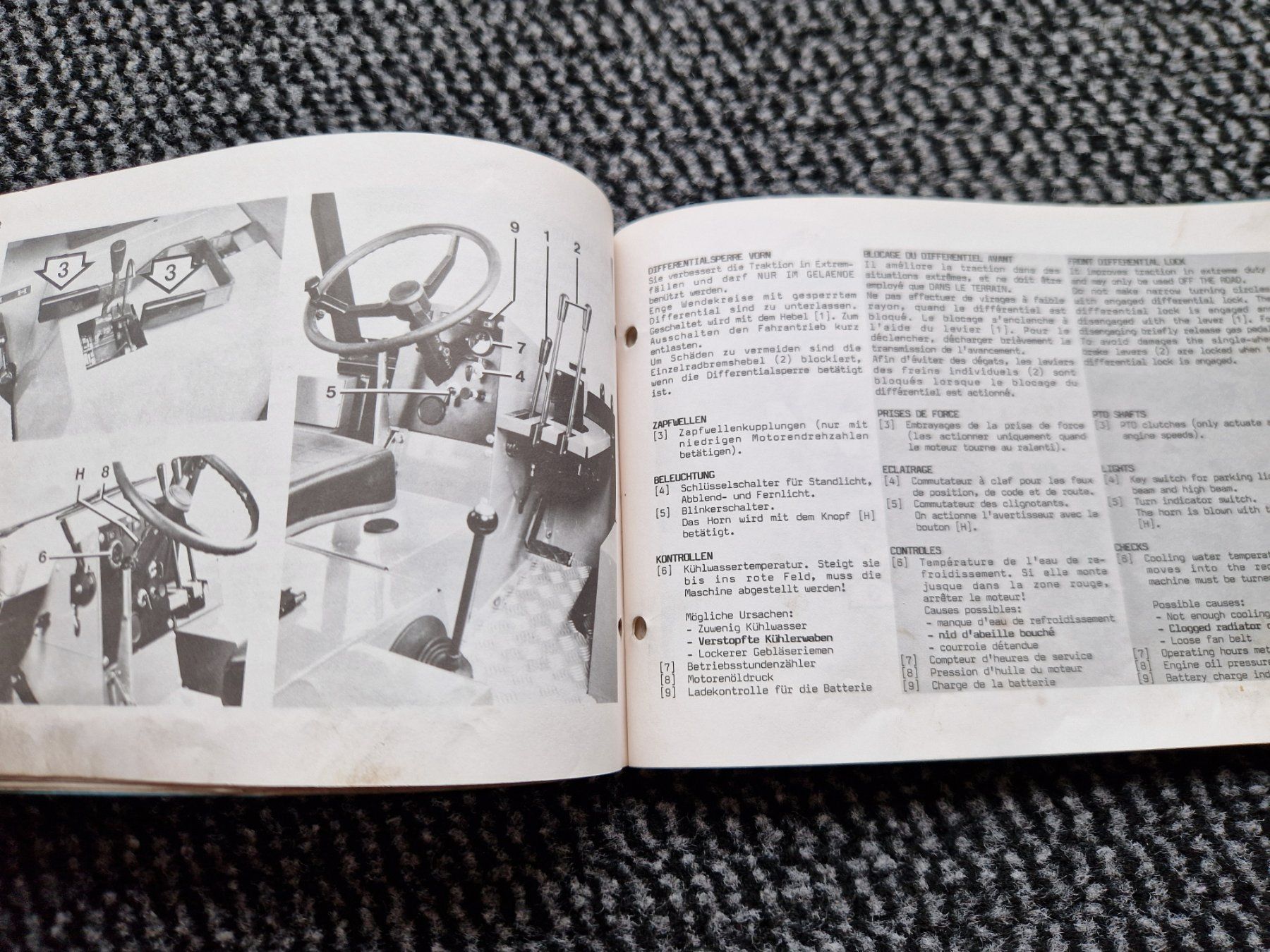 Original Anleitung Bucher TM600 Mähtraktor Traktor (Gebraucht) in ...