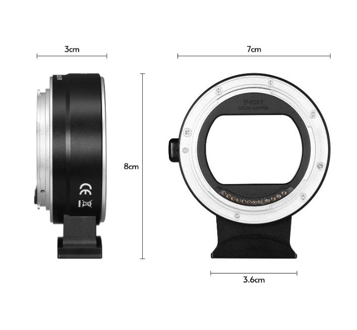 Adattatori foto: EF-EOS R Objektivadapter – Nuovo e nell'imballaggio originale da Châtelaine venduto da topshop.switzerland 4